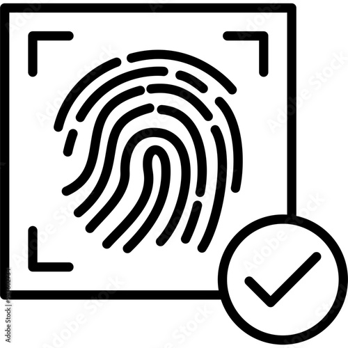 Biometric Recognition Icon