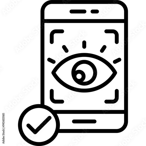 Eye Recognition Icon
