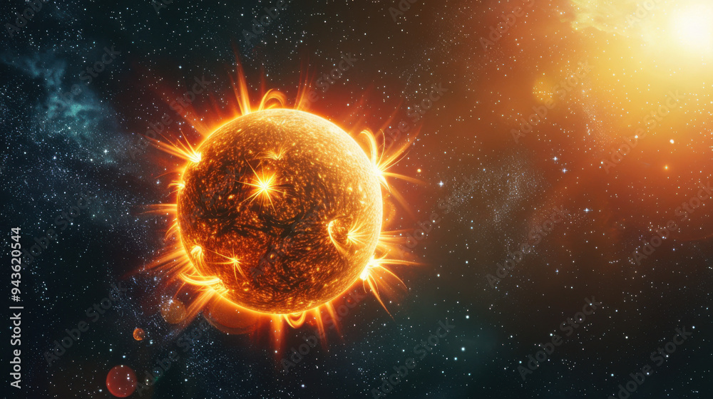 Obraz premium the sun in space 