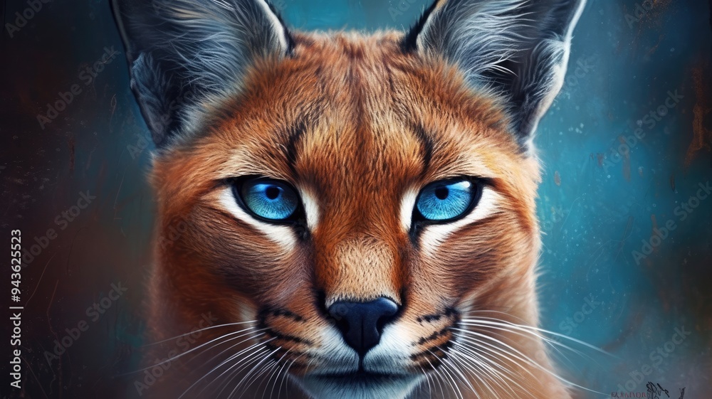 Obraz premium stunning bright animal eyes