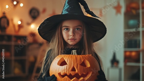 Witch decor kid