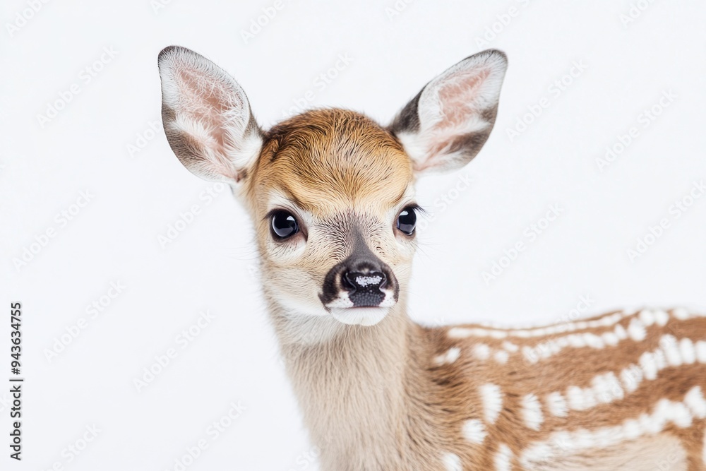 Adorable Baby Deer Portrait Adorable Baby Deer Portrait