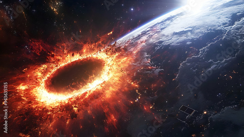 A fiery ring of destruction...