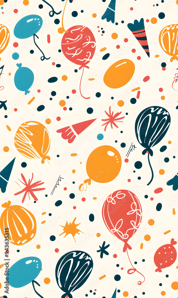 New Year and Christmas 2d cartoon or graphic advertising background, Seamless pattern New Year and Christmas 2d cartoon or graphic advertising background, Seamless pattern