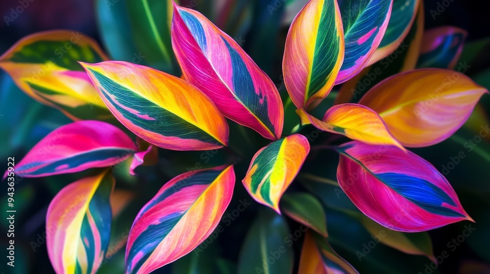 Bright striped leaf Ctenanthe 3779 Bright striped leaf Ctenanthe 3779