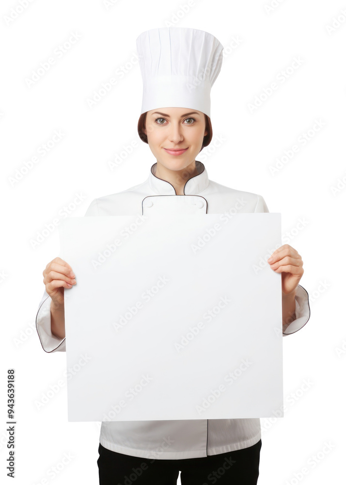 PNG A chef in uniform woman portrait holding photo. PNG A chef in uniform woman portrait holding photo.