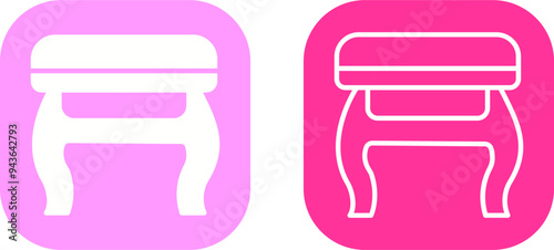 Stool Vector Icon