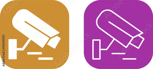 Security Camera Vector Icon