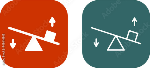 Seesaw Vector Icon