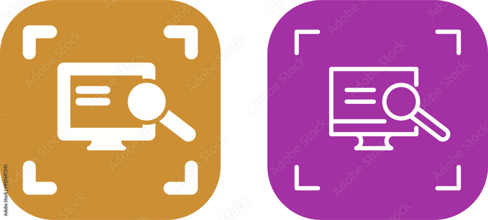 Scan Vector Icon Scan Vector Icon