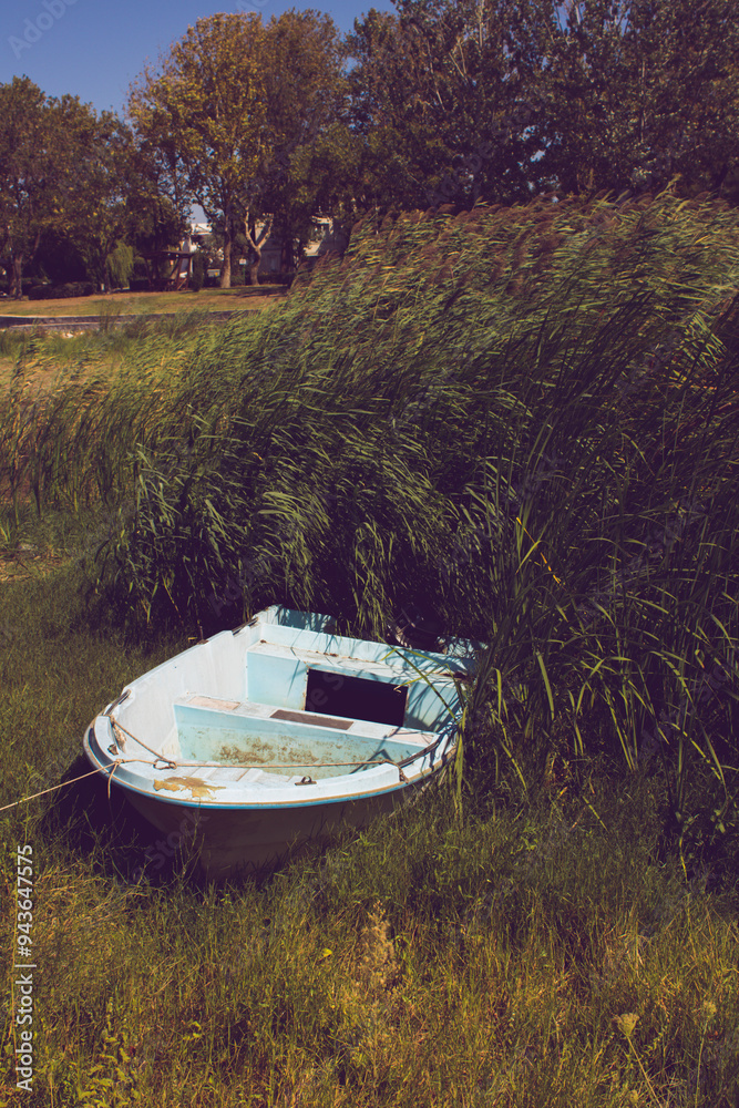 boat on the lake