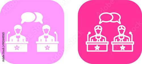 Debate Vector Icon
