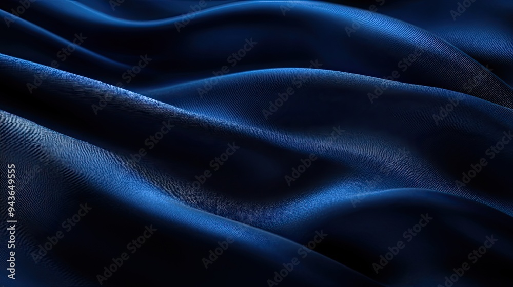 Fototapeta premium Elegant navy blue background with a gentle light source, suitable for luxury and sophisticated product displays.