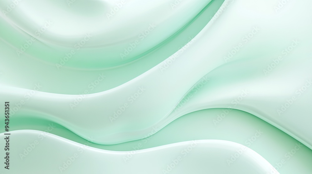 Soft mint green background with smooth curves and shadows, ideal for fresh and natural product presentations. Soft mint green background with smooth curves and shadows, ideal for fresh and natural product presentations.