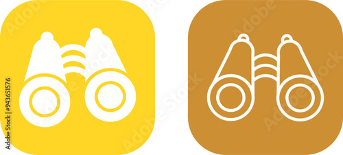 Binoculars Vector Icon
