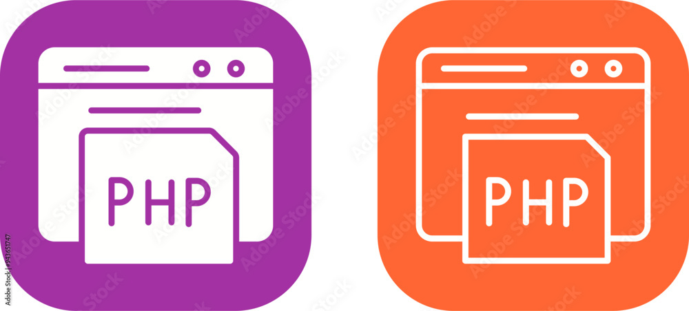 PHP Vector Icon PHP Vector Icon
