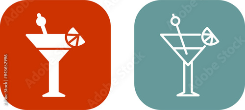 Martini Vector Icon