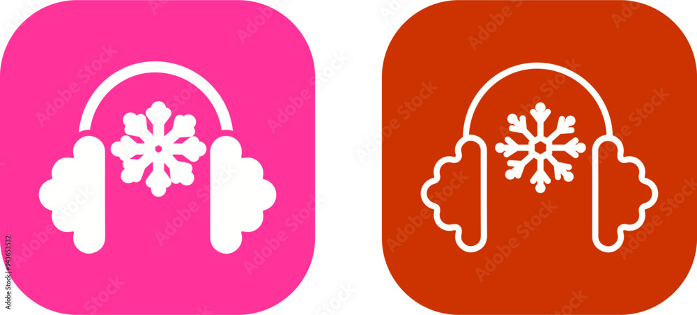 Earmuff Vector Icon Earmuff Vector Icon