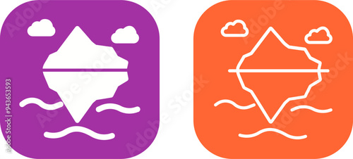 Iceberg Vector Icon