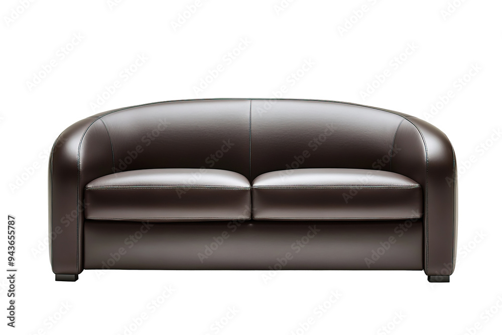 A modern dark brown leather sofa with smooth lines and minimalist design, offering unparalleled comfort and a touch of luxury to contemporary living spaces. A modern dark brown leather sofa with smooth lines and minimalist design, offering unparalleled comfort and a touch of luxury to contemporary living spaces.