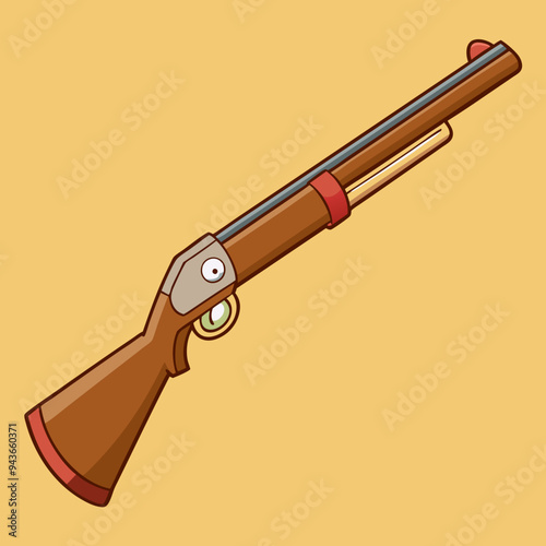 illustration of a shotgun