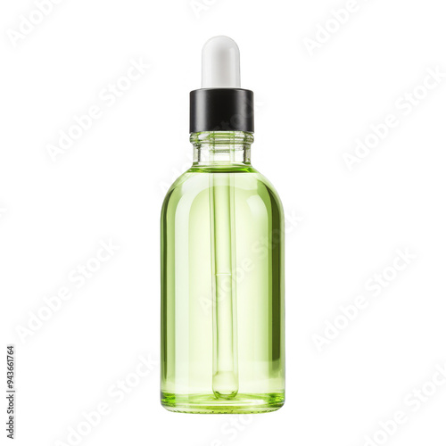 Translucent Dropper Bottle Isolated on a Transparent Background