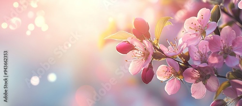 Spring greeting card with c...