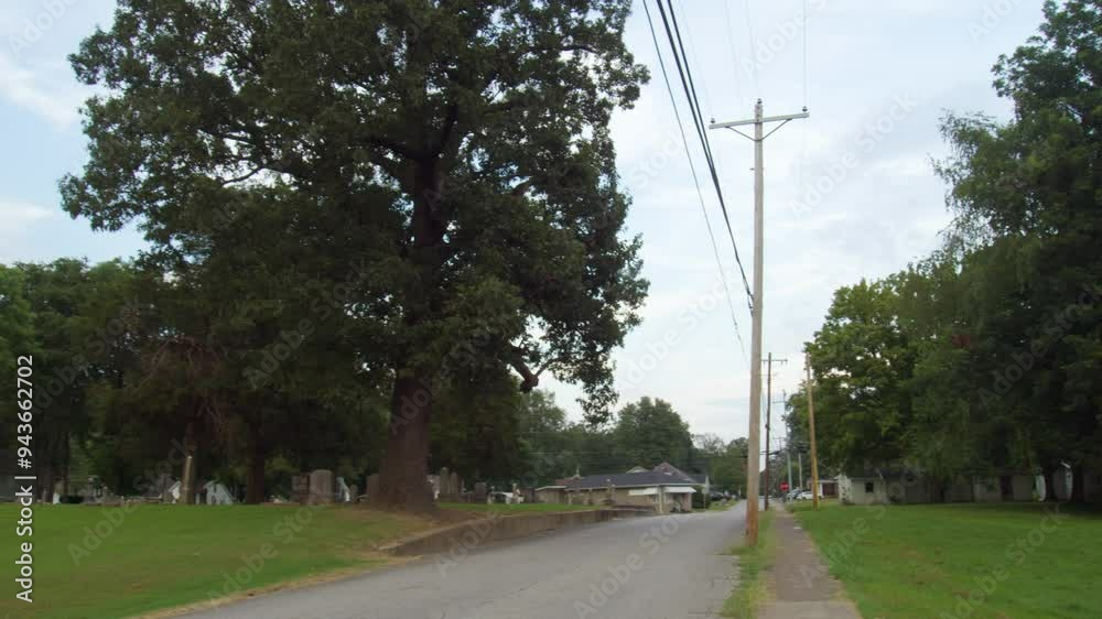Road Along Yellow Fever Cemetery In Martin Road Along Yellow Fever Cemetery In Martin