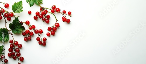 On a white background a red...