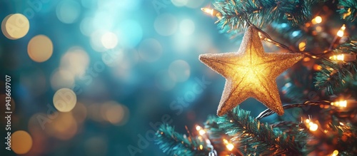 Star shaped Christmas light...