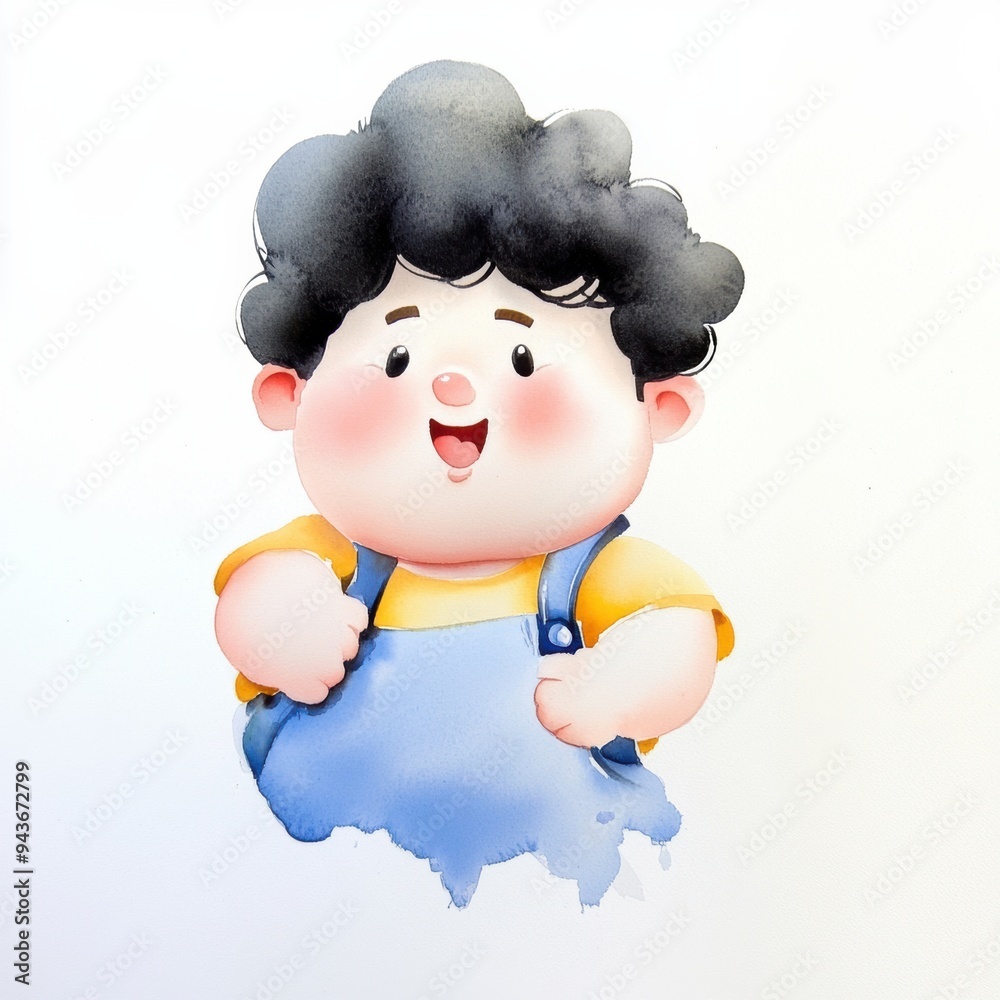 A cute doll in a blue dress standing alone in the snow with a blue background, perfect for a holiday or Christmas-themed decoration A cute doll in a blue dress standing alone in the snow with a blue background, perfect for a holiday or Christmas-themed decoration