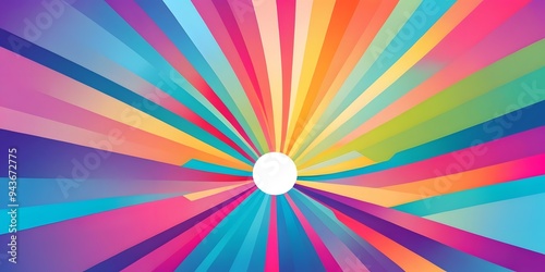 A dynamic pop art banner background featuring vibrant colors, geometric shapes, and a blank space for text or design.