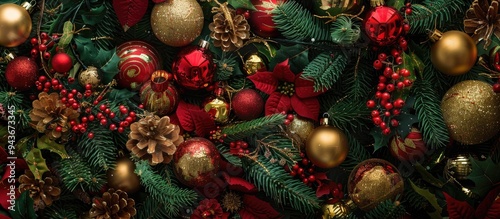 Christmas decor. with copy ...