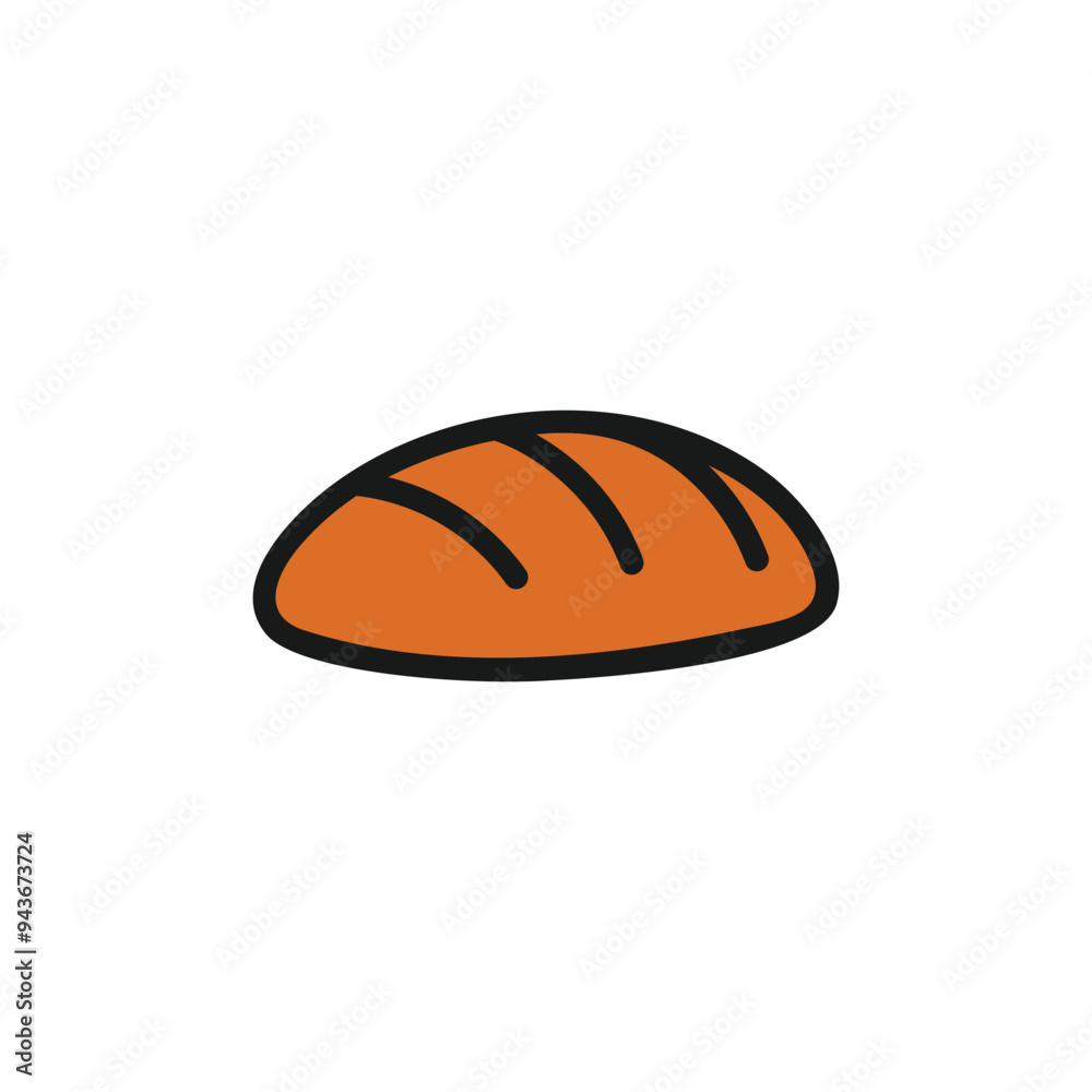 Bakery logo design vector icon with creative idea