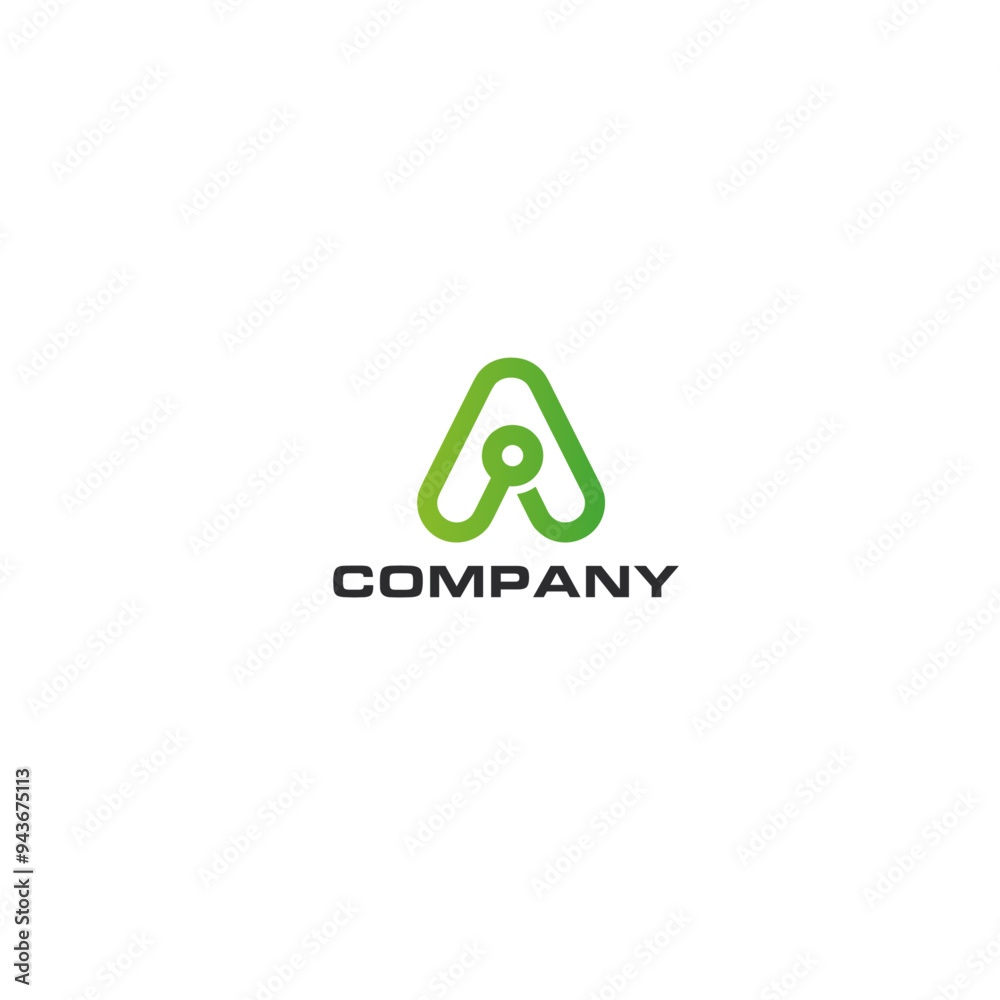 Minimalist Letter A logo flat vector design Minimalist Letter A logo flat vector design