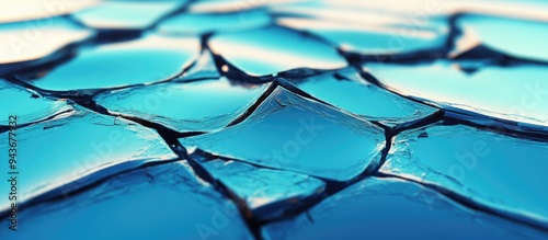 Close up of cracked or spli...