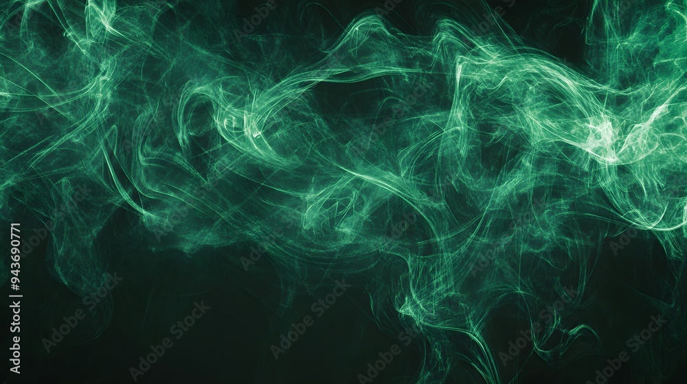 Green Smoke on Black Background, Abstract Image, Texture, Pattern, Wallpaper, Cover and Screen of Smartphone, Cell Phone, Computer, Laptop, 9:16 and 16:9 Format Green Smoke on Black Background, Abstract Image, Texture, Pattern, Wallpaper, Cover and Screen of Smartphone, Cell Phone, Computer, Laptop, 9:16 and 16:9 Format
