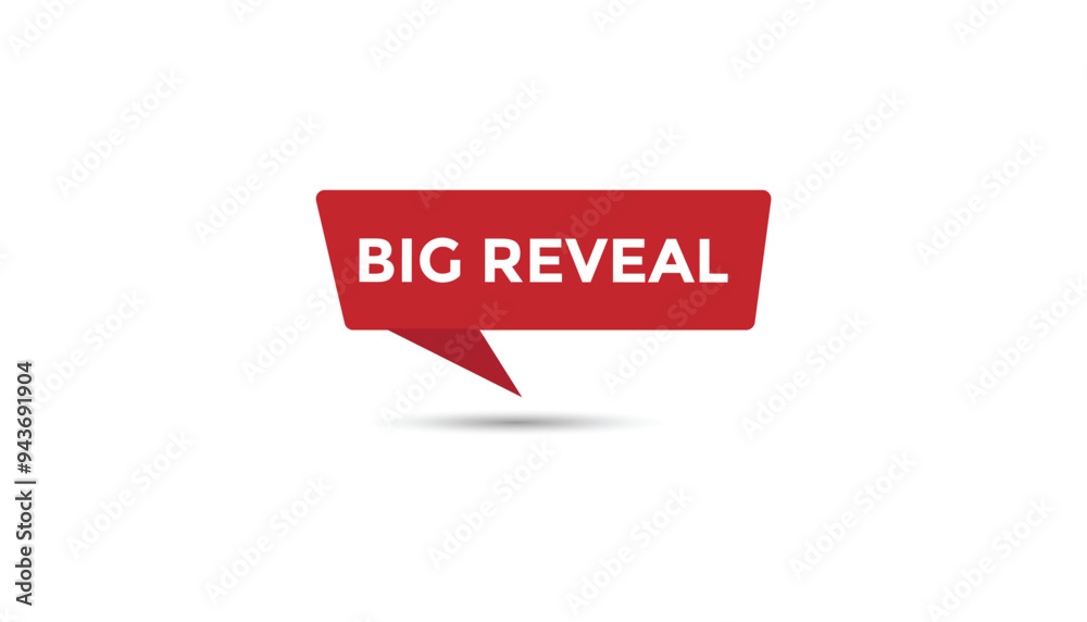 Fototapeta premium Big reveal button web banner templates. Vector Illustration 