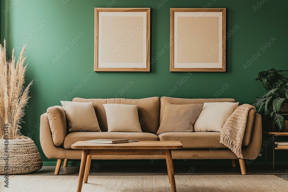 Elegant Living Room Setting with a Minimalist Design
