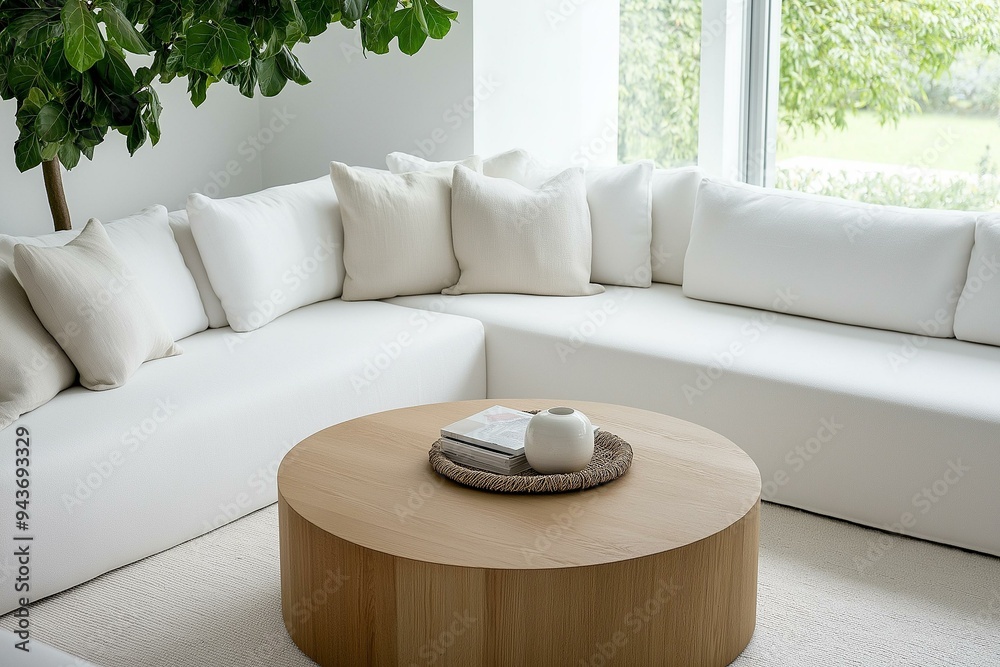 Sleek Modern Living Room Interior