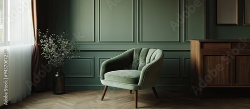 Chic living room design fea...