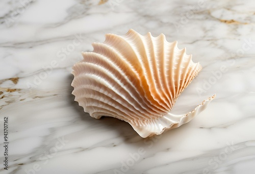 Seashell are beautiful, used as decorations, have patterns and colors.