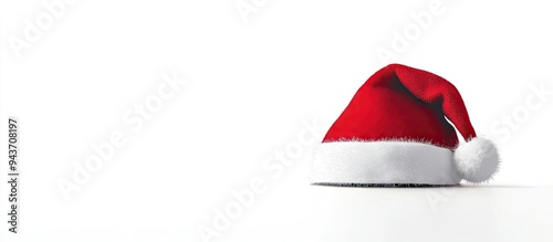 Santa hat isolated on a whi...