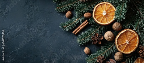 Christmas backdrop featurin...