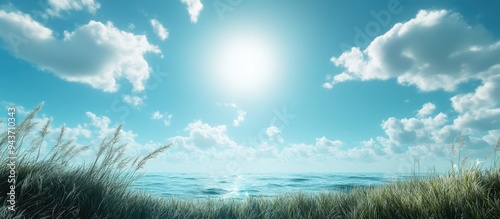 azure sky. with copy space ...