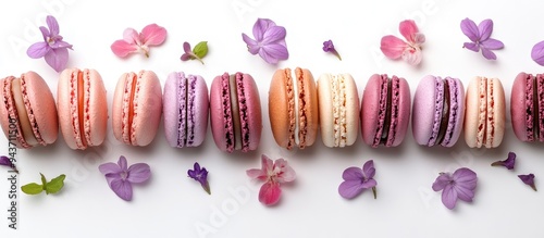 Cake macaron or macaroon is...