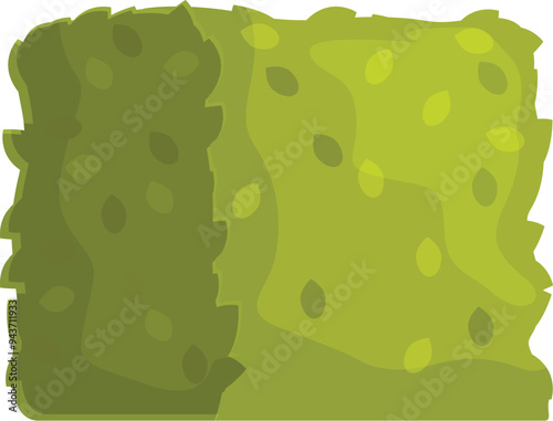 Large square hay bale for feeding farm animals during the winter months