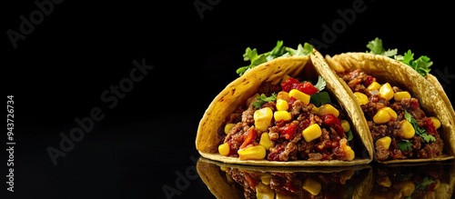 Traditional Mexican tacos f...