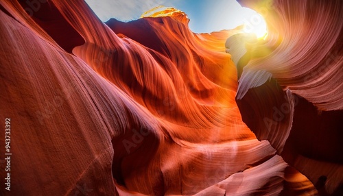 the antelope canyon near page arizona usa the antelope canyon is the most visited and most photographed slot canyon in the american southwest