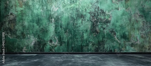 A black and green wall back...